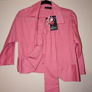 Pinup Girl Clothing Wrap Blouse